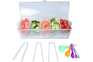 Chilled Condiment Server: Revolutionize Condiment Storage with 13-Piece Set