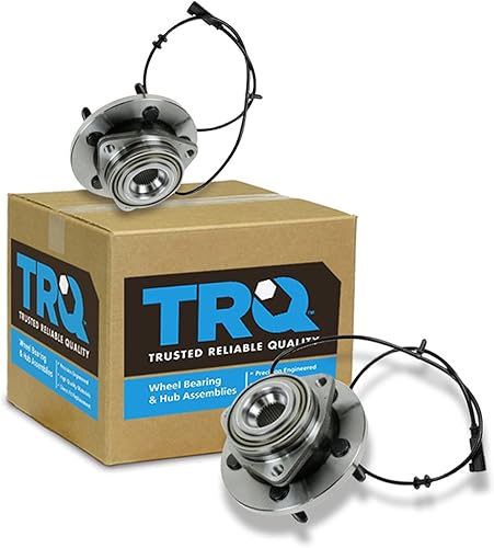 Vista 78 de TRQ Juego de Rodamientos de Rueda y Cubierta de Llanta Trasera para Conductor y Pasajero 2 Piezas Compatible con Infiniti G35 2003-2006 2007 G35