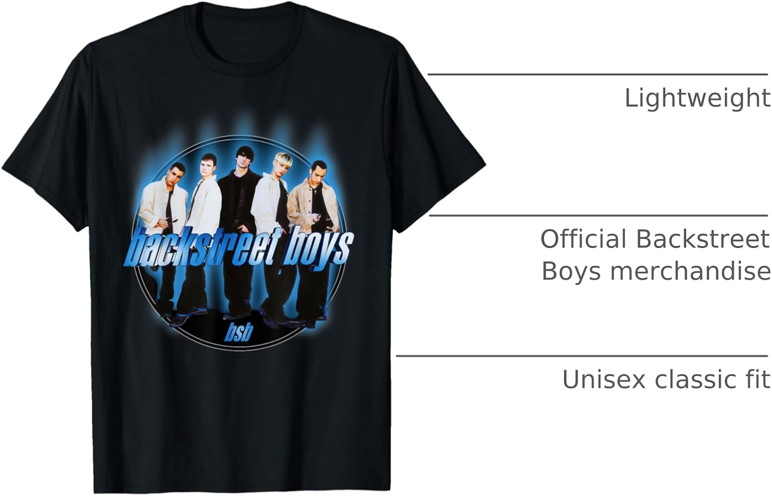 Amazon.com: Backstreet Boys – Circle Millennium T-Shirt