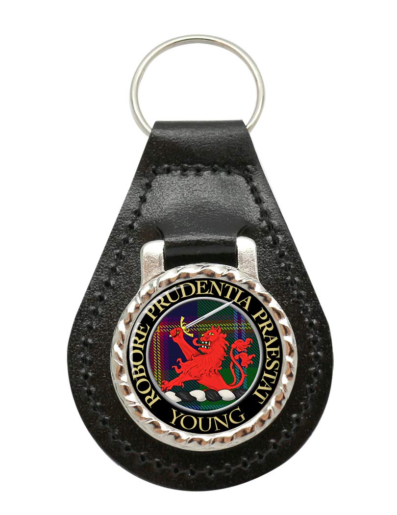 Young Scottish Clan Leather Key Fob