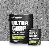 Ultra Grip Extra High Traction (Regular, Light Gray) Non-Skid Paint for Industrial Surfaces, Gallon, Two-Part Epoxy