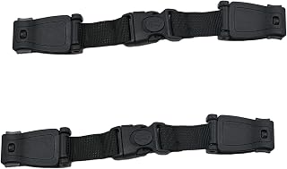 2 Pcs Child Chest Harness,Anti-Slip Baby Chest Guard,Anti Escape Safety Harness Strap Lock,Compatible with Car Seats,Strollers,High Chairs,Baby Carrier,Schoolbags(Black)