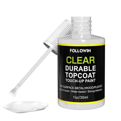 FOLLOWIN Automotive Clear Coat, Gloss Clear Finished Car Touch Up