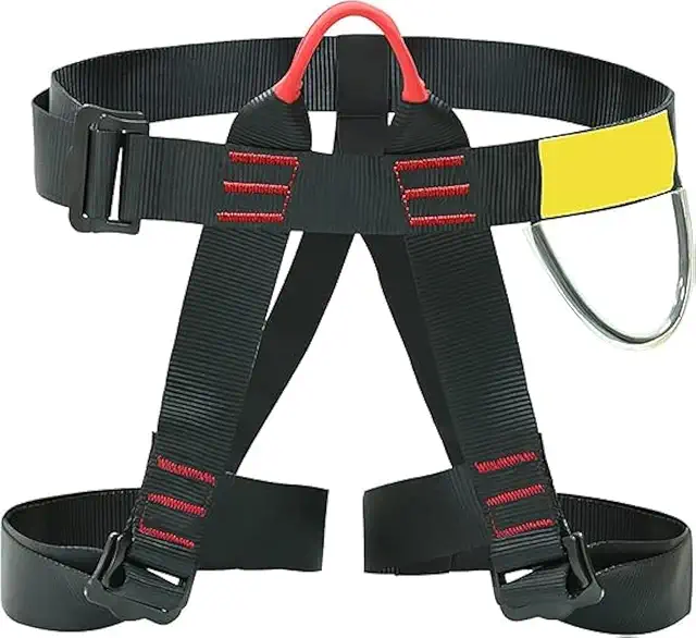 GBKDQQ Klettergurt - Halber Körperklettergurt für Bergsteigen, Feuerrettung