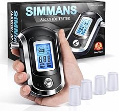S6 Digital Alcohol Breath Analyzer Tester | Portable Breathalyzer with Accurate Sensor for Personal & Professional Use