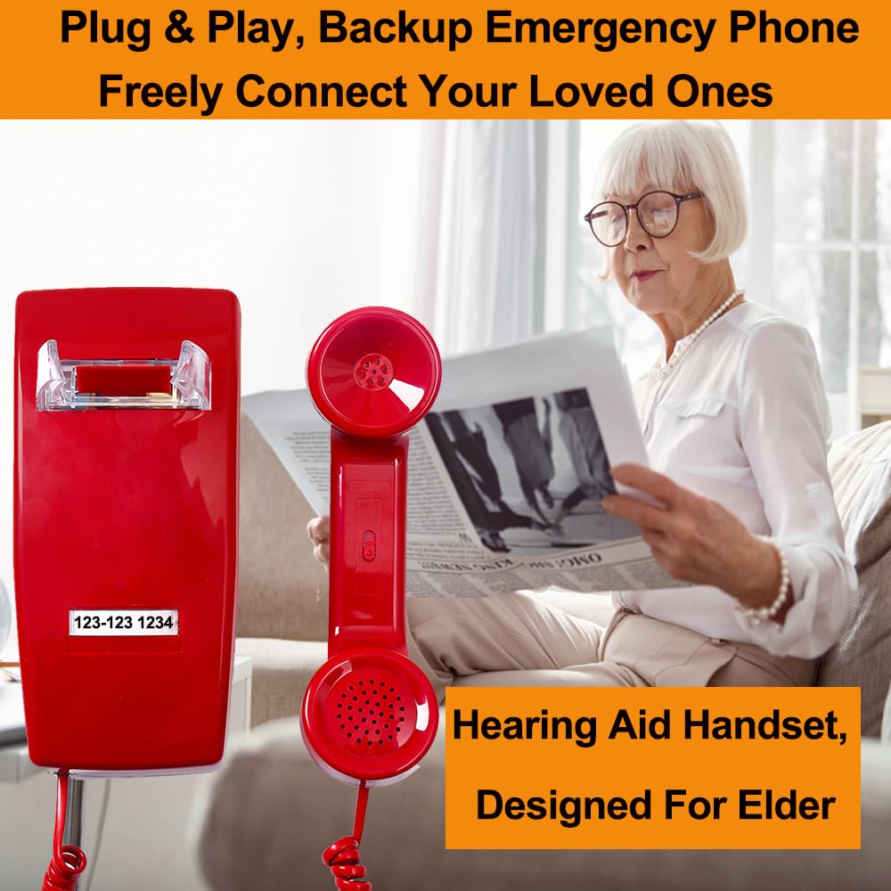 Snapklik.com : 2554 No Dial Wall Phone