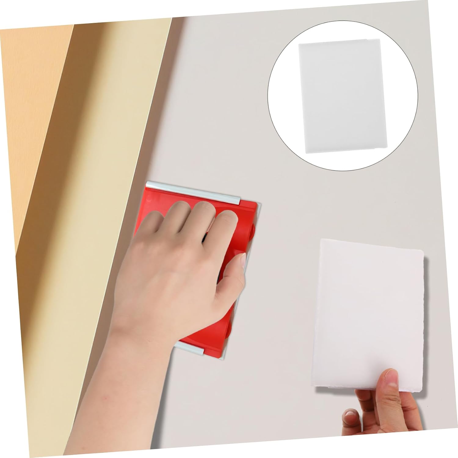 Artibetter 2pcs Edger Replacement Pads for Paint Edging Tool Multi-Functional Trim Pads for Walls for Smooth Application Chemical Material for Various