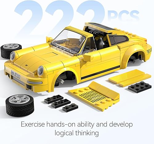 Miniatura 3 de dOMOb RUF CTR 2017 Yellowbird - Kit de construcción de automóviles a control remoto - Juguetes de ladrillos para niños y adultos - Juego de