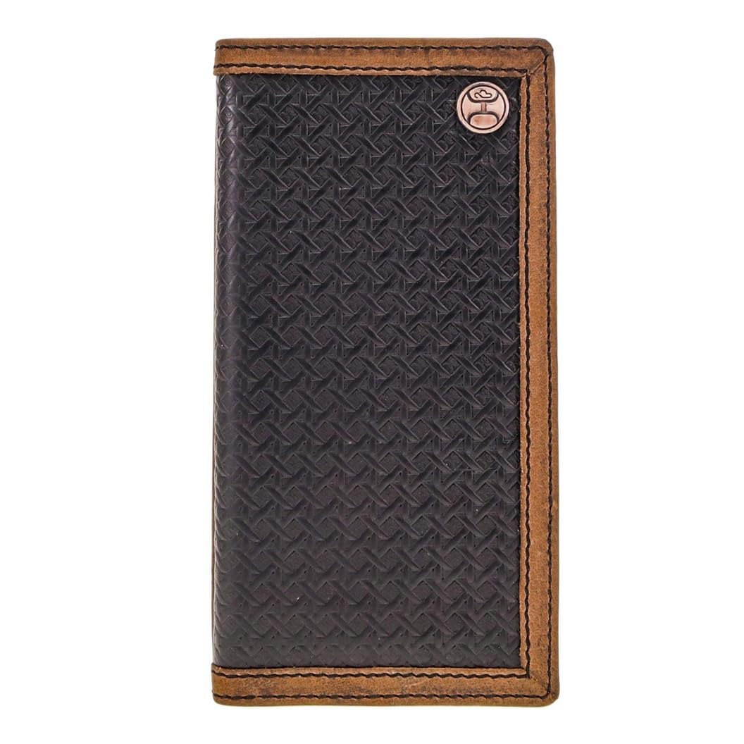 HOOEY Hands Up All Over Rodeo Wallet Brown
