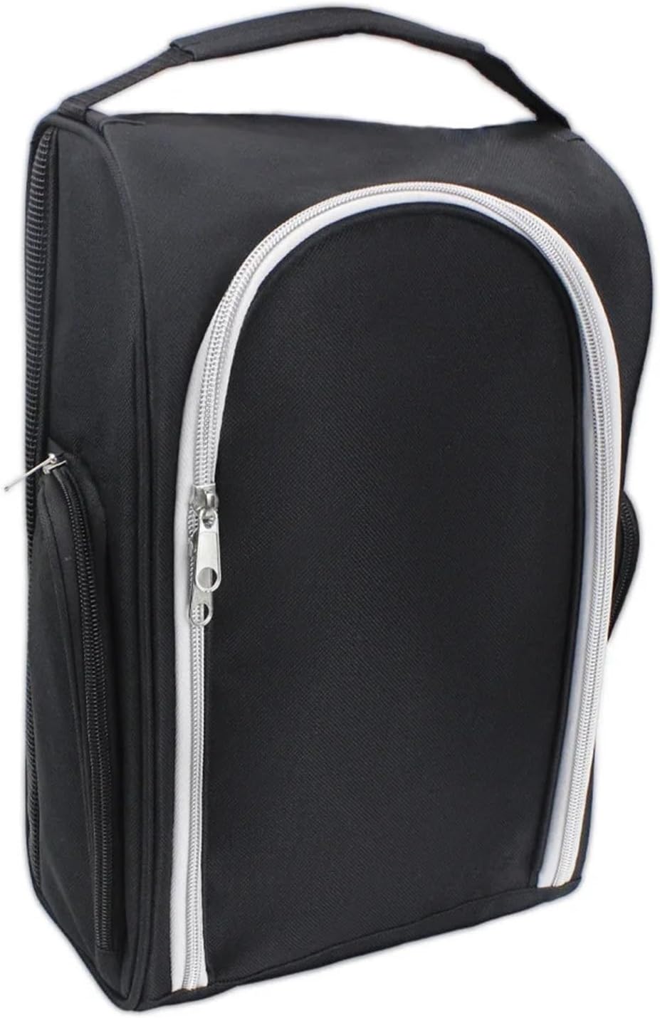 Golf Shoes Bag Golf Shoe Bag for Travel Zippered Sport Carrier Bags with Side Accessory Pockets for Tees Balls