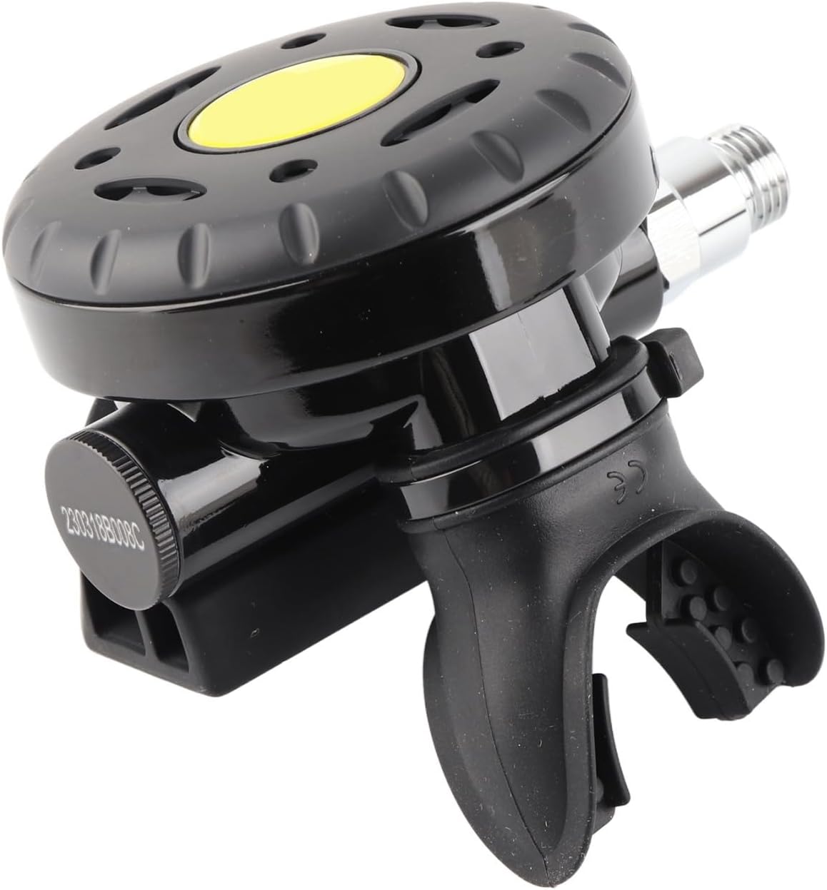 Asixxsix Second Stage Diving Regulator, Dive 2nd Stage Regulator Octopus Hookah Dive Breathing Valve Head with Medium Pressure Tube for Professional Diving and S Cuba Divers