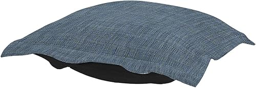 Miniatura 7 de Howard Elliott - Funda de repuesto hecha exclusivamente para Howard Elliott Puff Ottoman, 100% tela de poliuretano (otomana no incluida), carbón de