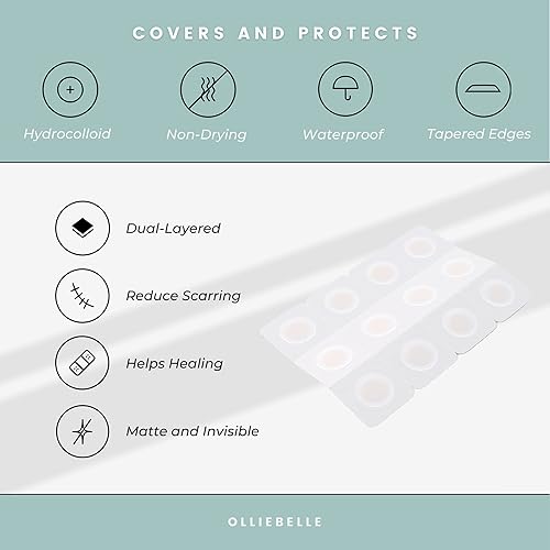 Miniatura 8 de Perforado parche para cubrir espinillas de acné, parche de absorción claro para acné