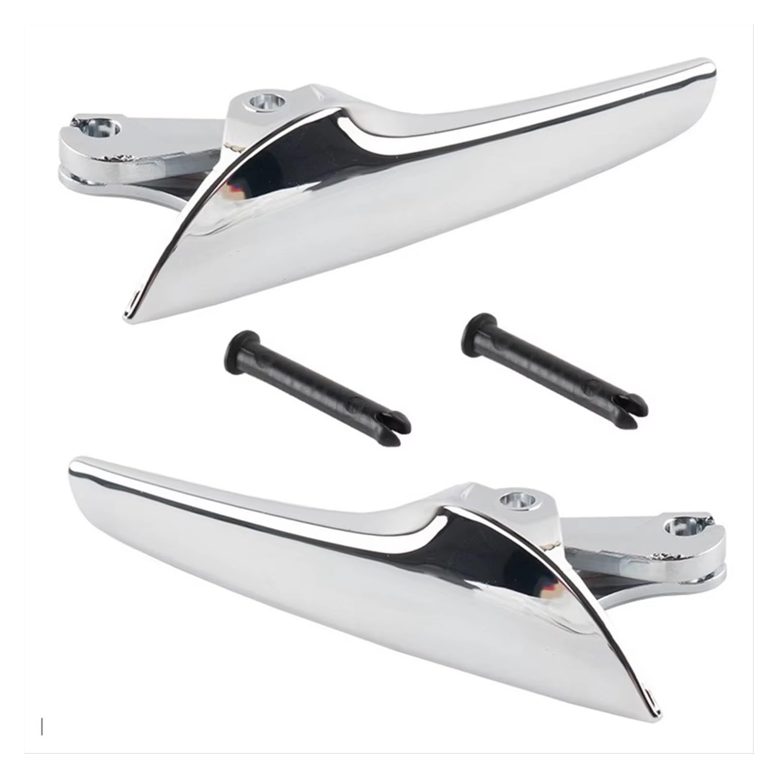 Hhfksci Car Interior Door Pull Handle for Vauxhall for Opel for Insignia 2009-2015 ABS Chrome A Pair Car Inner Door Handle Bezel Cover