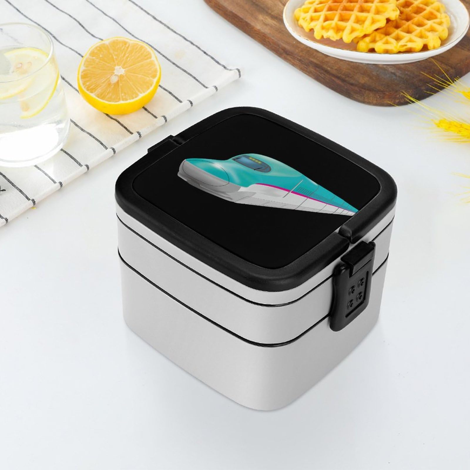 Amazon｜東北新幹線のはやぶさ ランチボックス 二層弁当箱 ダブル 弁当