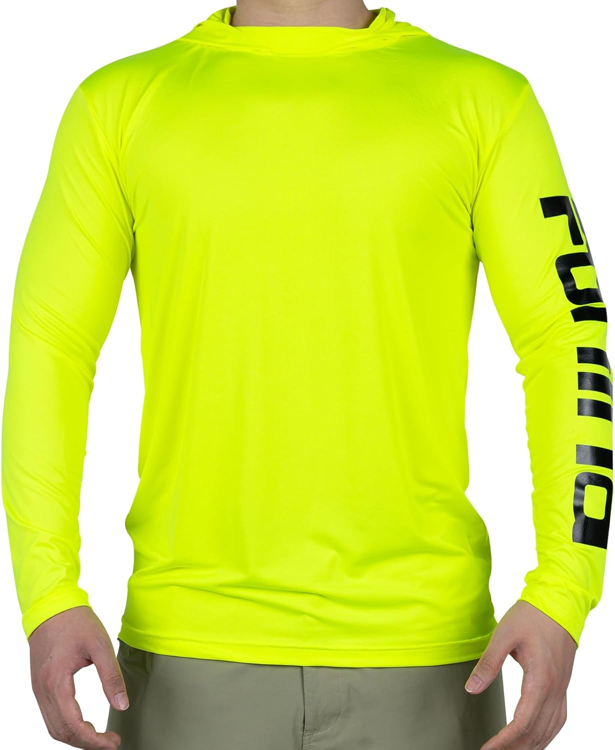 FONIRRA 3 Pack Construction Work Shirts for Men High Visibility Safety Long Sleeve T Shirt Sun Protection Hoodie UPF 50+