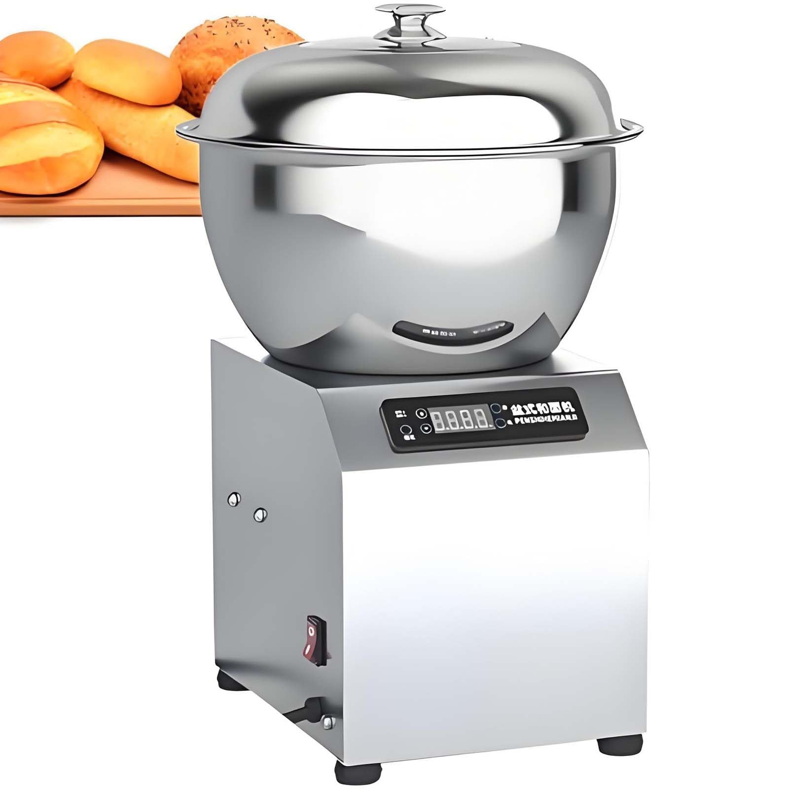 GUTYGIO 1500W/1800W Stand Mixer Dough Kneading Machine, 11LBS/18LBS Commercial Dough Mixer with Timing Function & Dual Rotation & Ferment Function 8KG