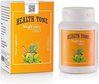 Health Tone Ayurvedic Weight Gain Capsule 90 Capsules (100 G),1 Count Price In India