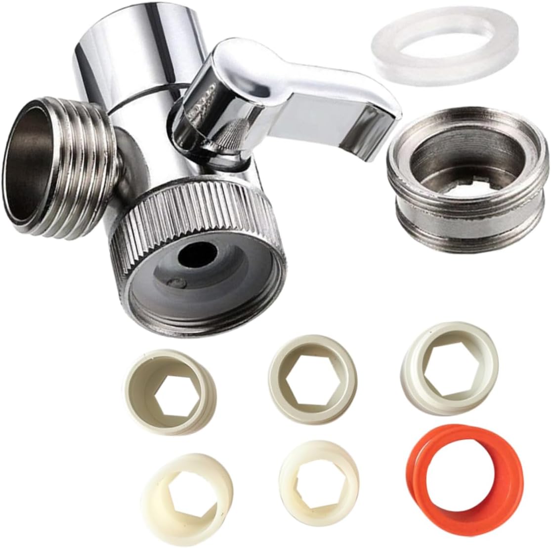 IWOWHERO Wash Basin Sink 1 Set 3 faucet diverter shower head diverter