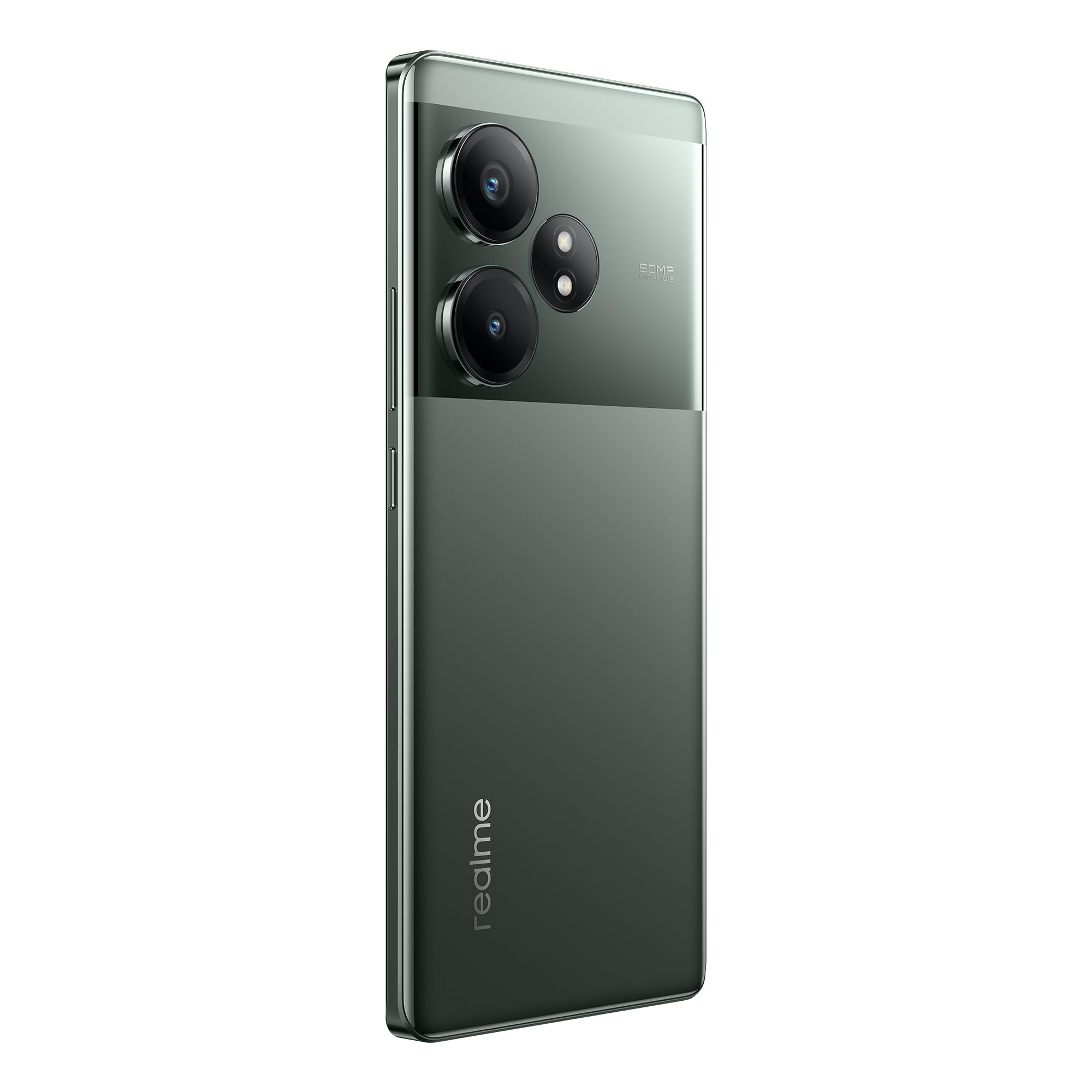 realme GT 6T 5G Smartphone 8+256 GB, Snapdragon 7+ Gen 3 Flagship Chipset, 120Hz 6000nit Hyper Display, 120W SUPERVOOC Charge, 5500mAh Massive Battery, Sony 50MP OIS Camera, Razor Green(no Adapter)