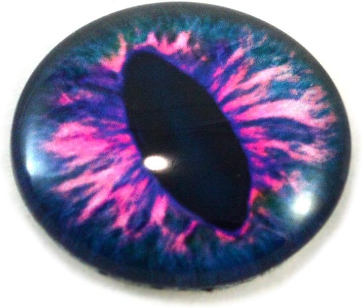 30mm Cat Dragon Eyes Wholesale Glass Eye Fantasy Cabochons for Jewelry Sculptures or Craft Making 5 Pairs Bulk Lot