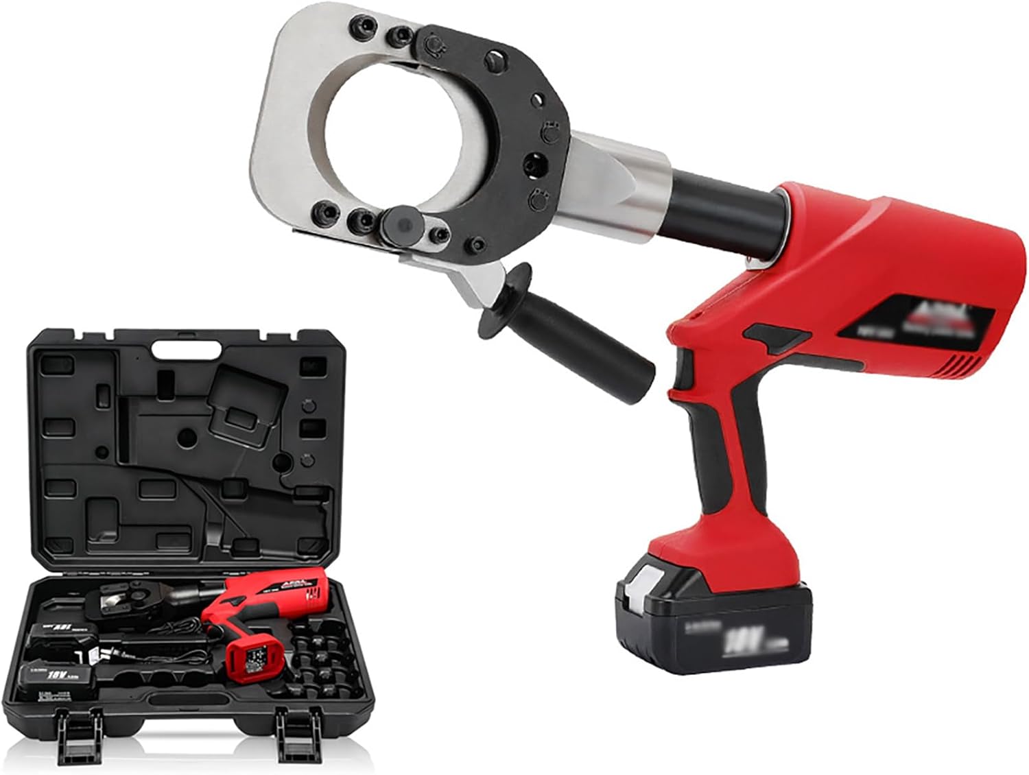 Electric Cable Cutter, Cable Cutters Heavy Duty with Rechargeable Batteries and Lights, Professional Wire Cutting Tool, for Efficiency & Safety