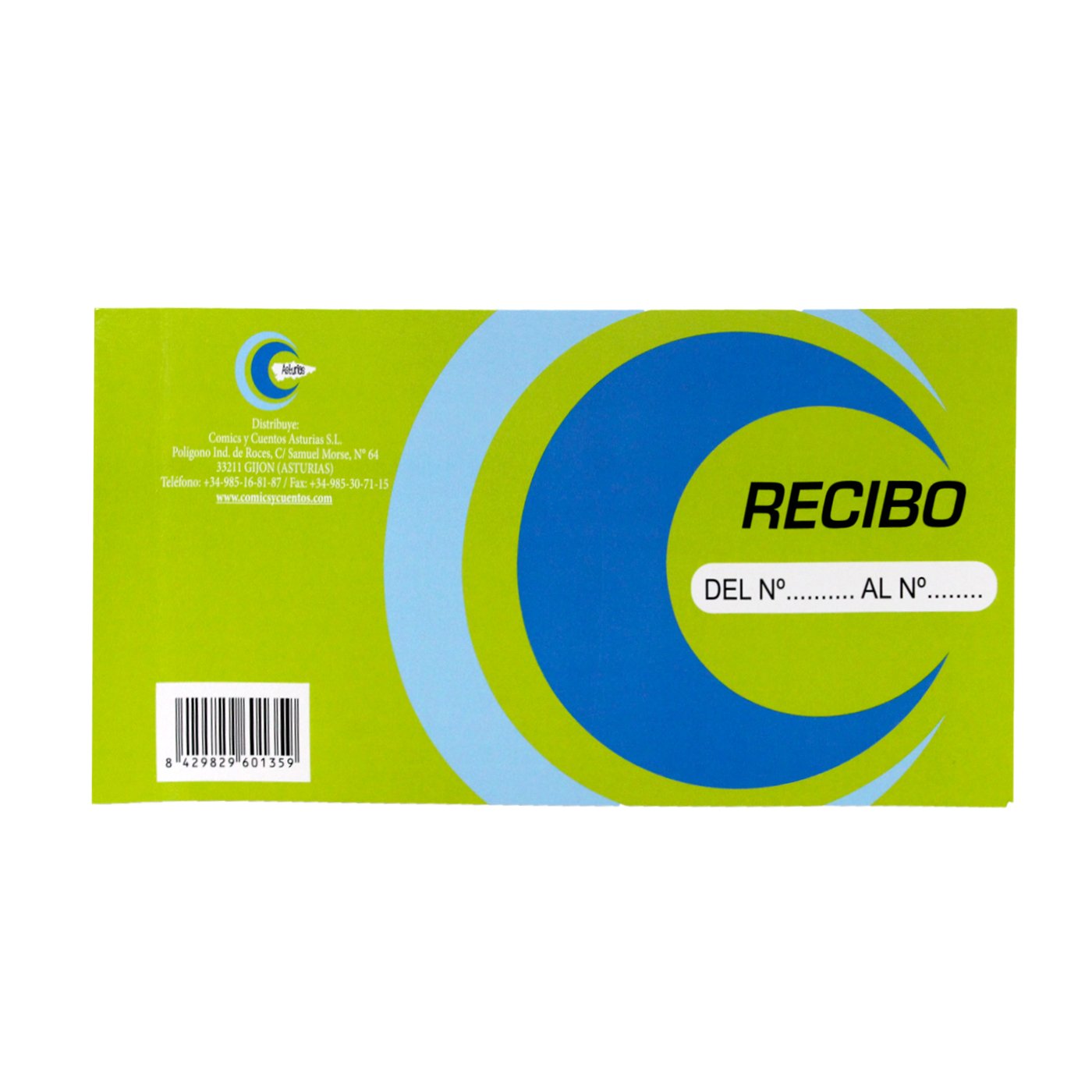 Acan Pack de 12 talonarios de Recibos 1/3