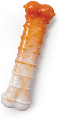 Miniatura 10 de Nylabone Dura Chew Juguete masticable de hueso con sabor original, GrandeGigante, hasta 35 libras (NG104P)