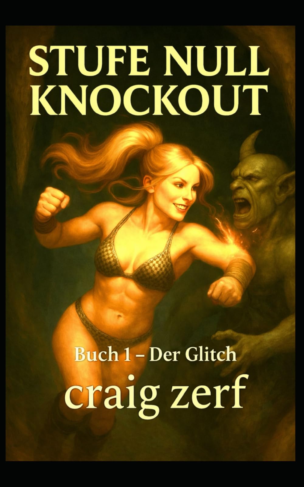 Stufe Null Knockout - Buch 1 DER GLITCH: Ein LitRPG-Dungeon-Brawler mit einer übermächtigen Level-Null-Heldin, die alles kurz und klein prügelt.