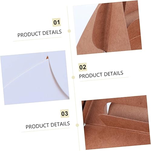 Miniatura 2 de Hohopeti 10 Pcs cake kraft paper Food Treat Case Cupcake Carriers Holder cupcake cases cupcake container Muffin container Donuts container candy