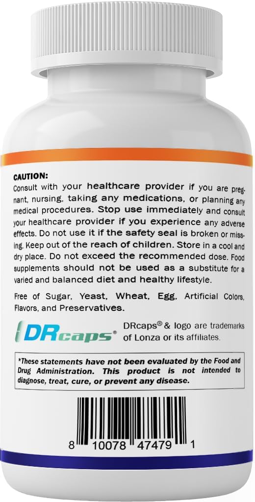 Vitamatic Bifidobacterium Longum 6 Billion CFU per DR Capsule - 60 Count - Promotes Intestinal Health - Made with Prebiotic Inulin Fiber- 2 Pack - Image 9