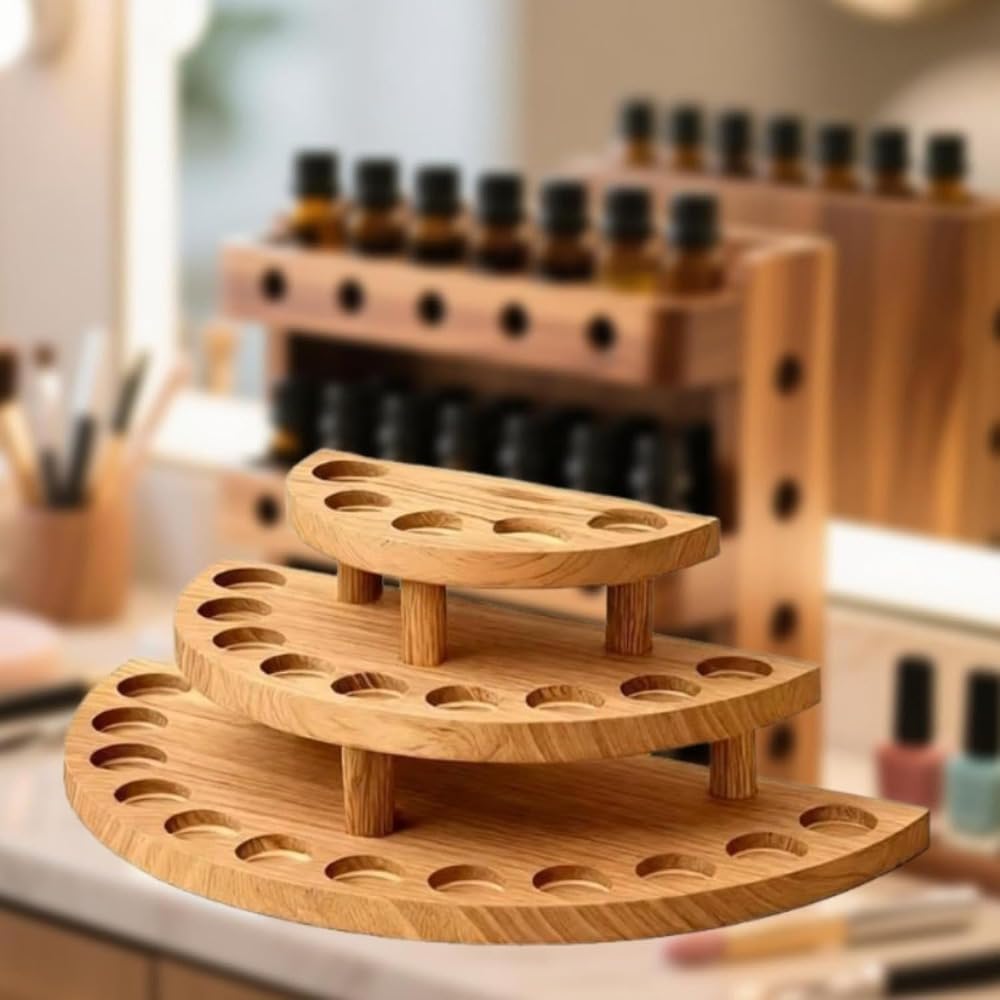 Multifunktionaler Organizer für ätherische Öle & Nagellack, Aufbewahrungsregal für Badezimmer