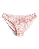 100&percnt; Mulberry Silk Underwear&comma; Women&apos;s Silk Satin Low Rise Bikini Panties&comma; Cute Sexy Shiny Panties for Women
