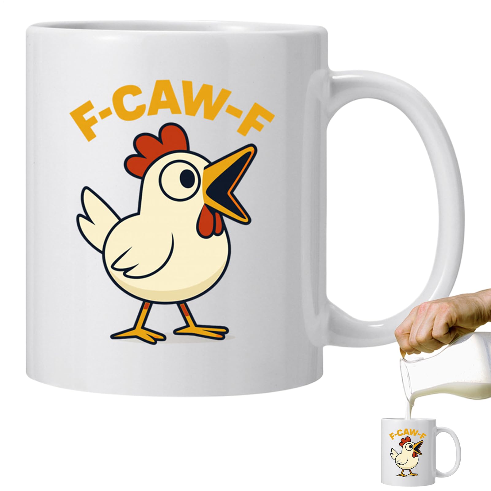 Tasse à thé en céramique poule fini les tasses tristes au bureau