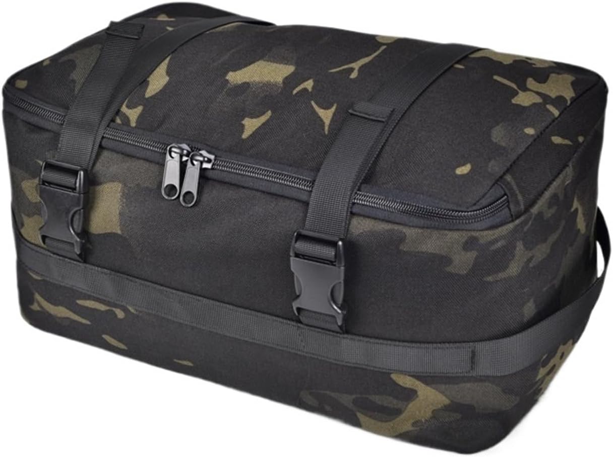 TacticalShoes Storage Bag Camping Cyling Organizer Outdoor Hiking Picnic Bags Stove Carry Pack Portable Sorting Mounting Pouch(BK CP)