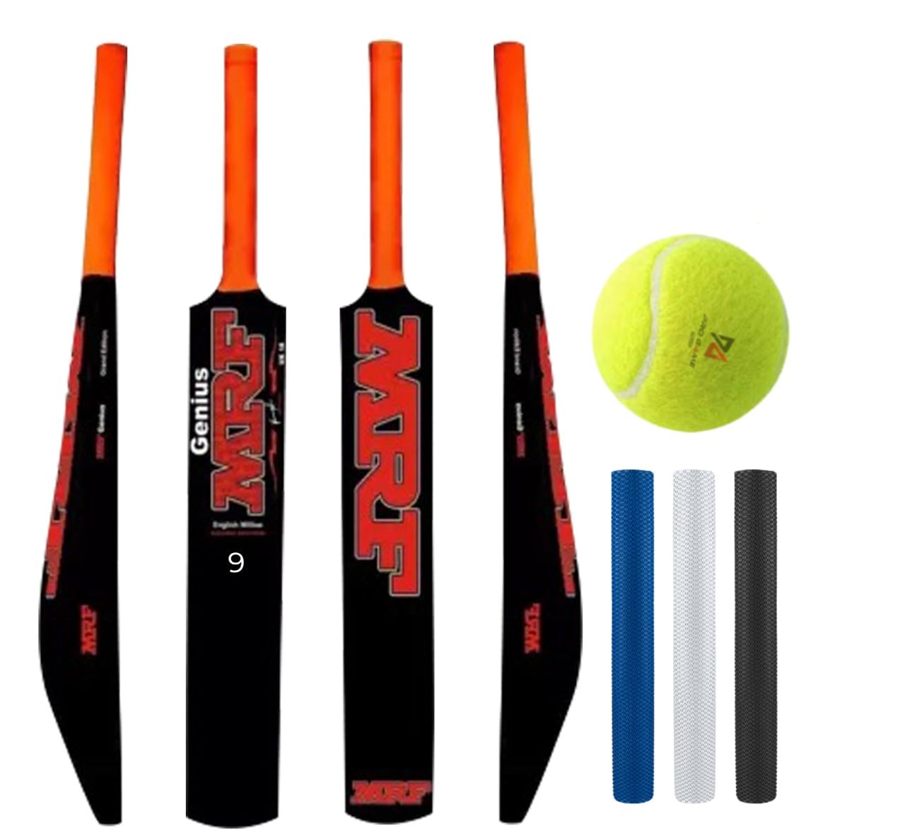 MRF PVC Cricket Bat (for 15-21 Years) Hard Plastic bat for tennis ball with 1Ball+1Grip (800-900 g) Black (B0CQ2T3QV7) Amazon Price History, Amazon Price Tracker
