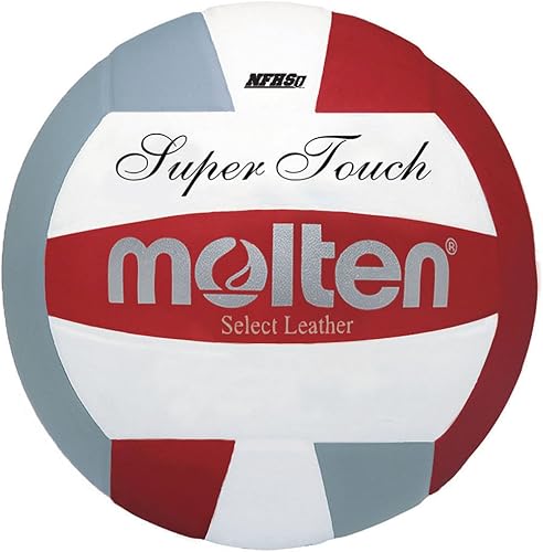 Miniatura 2 de Molten Super Touch Voleibol Negro/Plateado/Blanco,Negro/Azul,Negro/rojo/blanco,NCAA oficial,Rojo/Plateado,Rojo/Blanco/Azul,Real, plata,