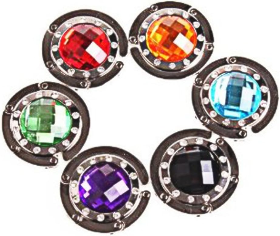 6 PACK Diamond Purse Hooks, Clasp, Handbag