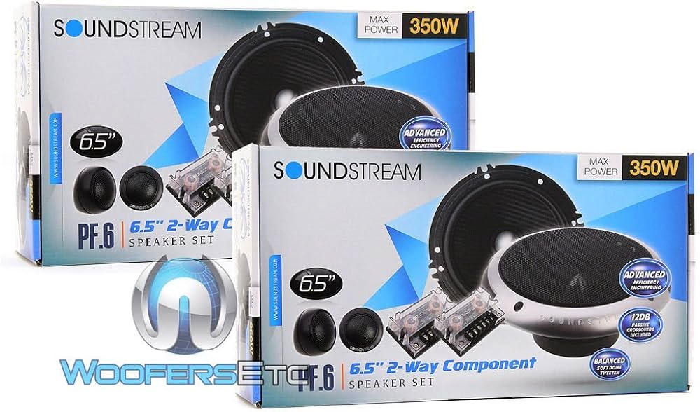 Amazon.co.jp: (2) PF.6-2セット サウンドストリーム 6.5インチ 100W