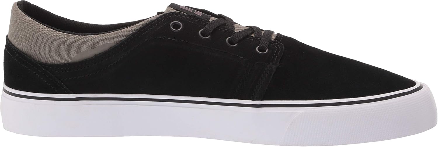 DC Men's Trase Tx Se Skateboard, Skate Shoe 6.5 Grey/Grey/Red