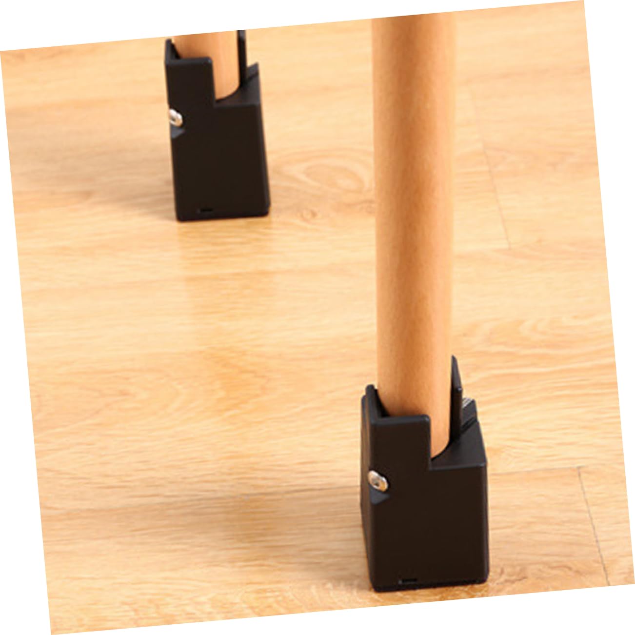 Mikinona Elevadores Ajustables con de 2 Pulgadas Patas de Muebles para Soporte Estable Instalación Fácil, Juego de 4 Piezas y para Camas, Escritorios Sillas