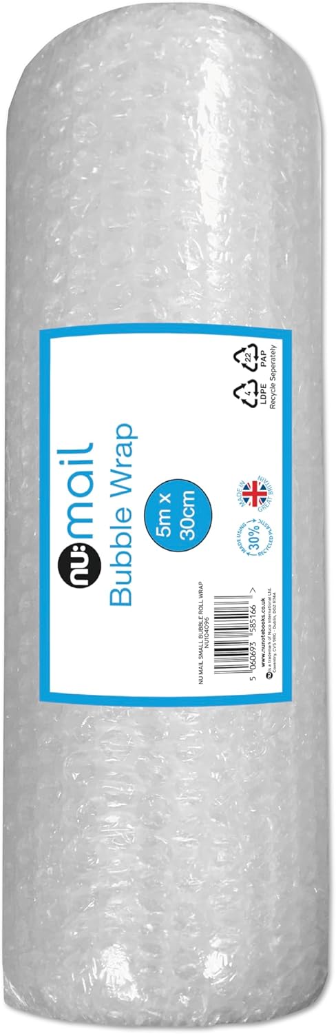 Nu: Mail Bubble Wrap Roll Small – 5m x 30cm