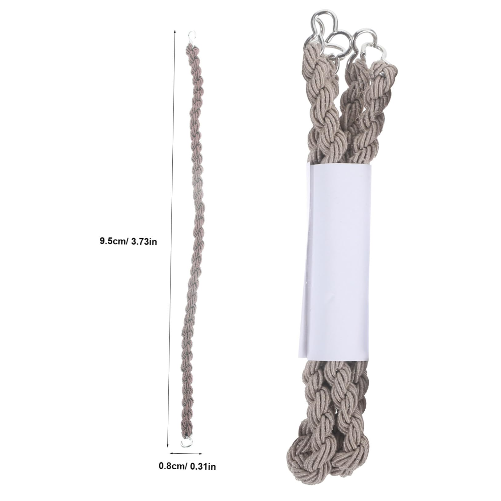 Kisangel Cycling Boot Bands 6 Pack Elastic Boot Straps Multi-Functional Blousing Garters Metal Hooks High Durability for Outdoor Use