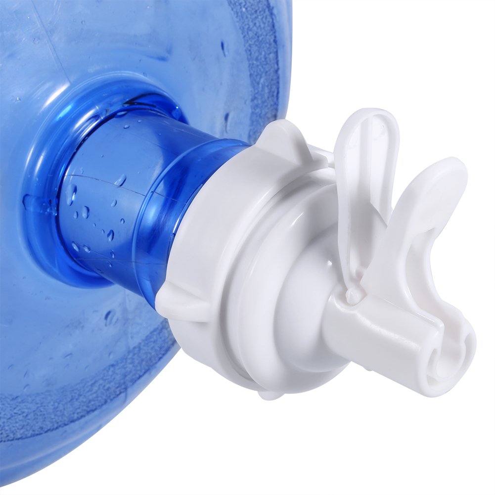 2 stuks kunststof tapkraan voor drankdispenser, waterdispenser, koelkast, drankdispenser, tapkraan voor glas, container, wijn, sap, drinkfontein, koffie en bier (zwart wit 2 stuks kunststof tapkraan voor drankdispenser, waterdispenser, koelkast, drankdispenser, tapkraan voor glas, container, wijn, sap, drinkfontein, koffie en bier (zwart wit