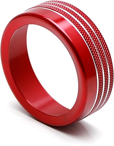 Miniatura 7 de iJDMTOY Consola central deportiva de aluminio rojo para palanca de cambios automática giratoriaselector de engranajes, compatible con Ford Maverick