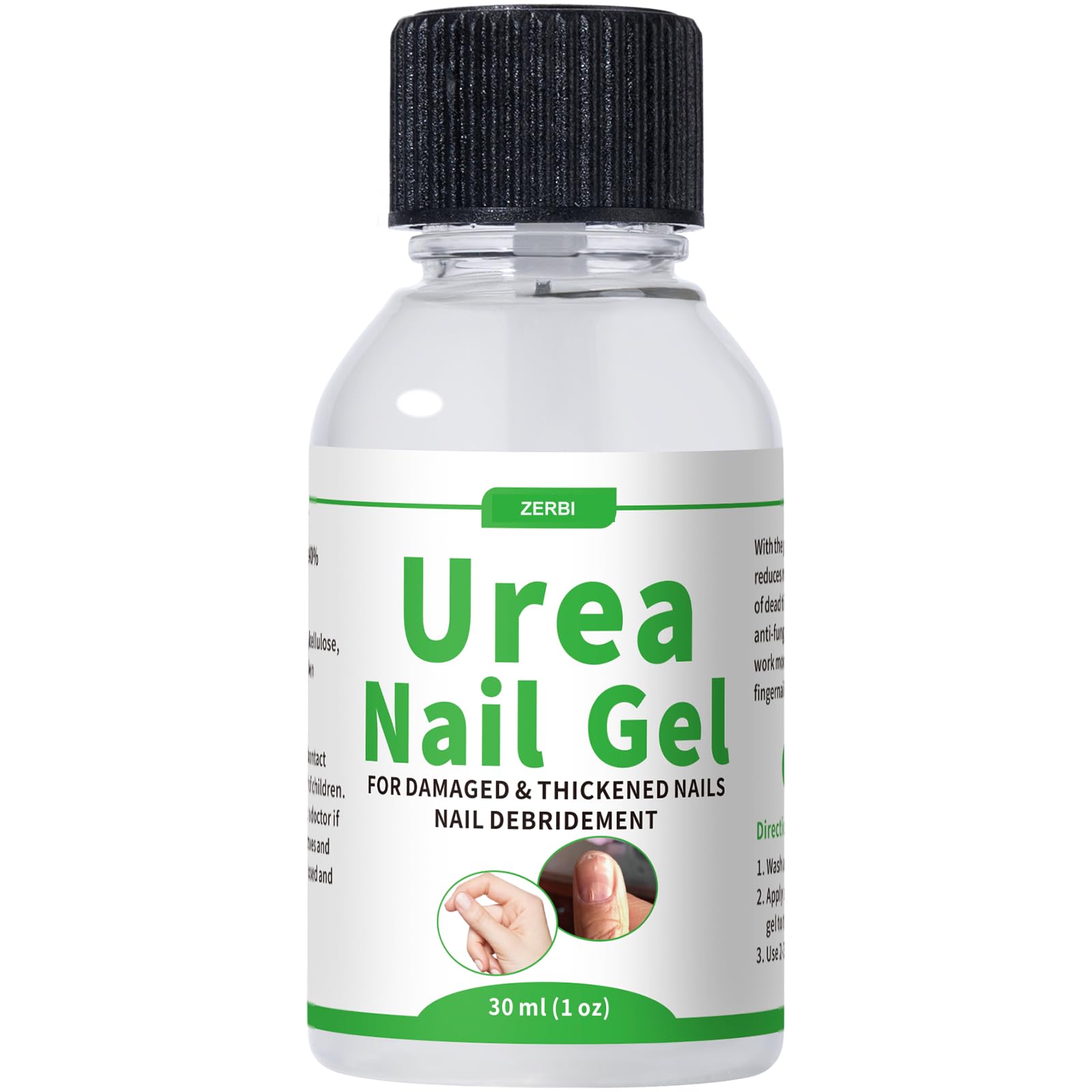 47% Urea Nail Gel – Medical-Grade Softening for Thick Toenails & Cracked Heel Calluses | Quick-Drying Formula Restores Nail Strength & Clarity