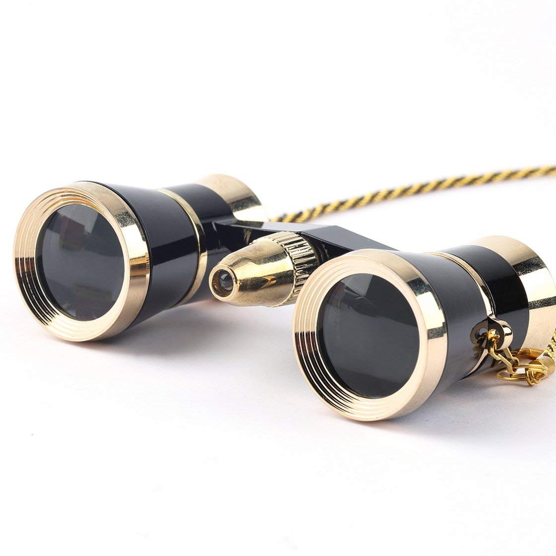 Exquisite Black Gold Fernglas Teleskop 3X25 Dame Geschenk Teleskop Oper Theater Fernglas Optische Operngläser
