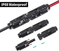 Vista 3 de Cable de carga solar, conector solar a XT60i, conector adaptador de conexión de panel solar, cable de extensión XT60i-F, cable de extensión de 12