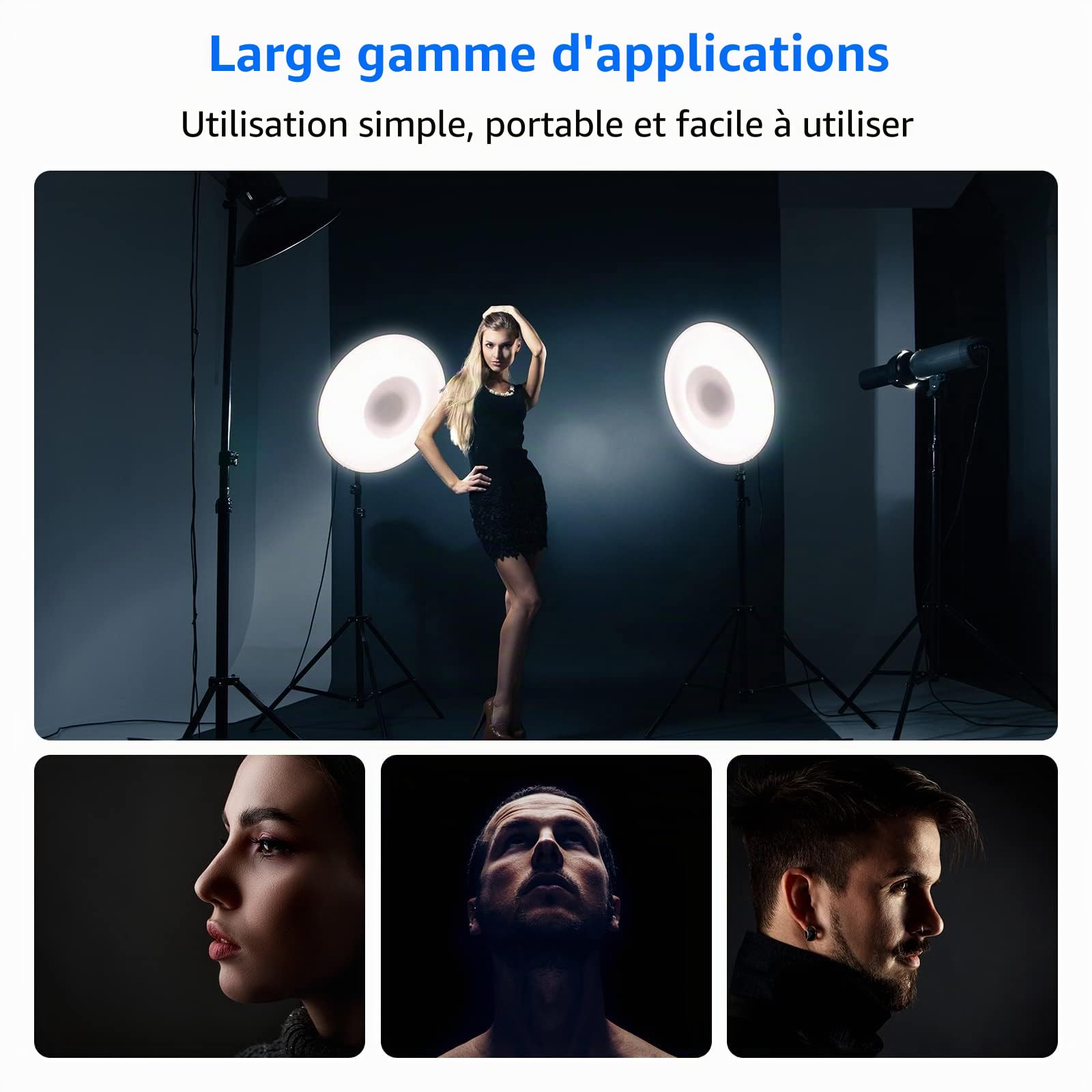 Neewer 41cm Réflecteur Bol Beauté en aluminium Standard avec Diffuseur pour Flash Studio Strobe Bowens Mont comme Neewer Vision 4 Vc-400hs Vc-300hh Vc-300hhlr Ve-300
