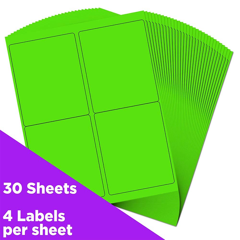 Jam Labels Neon Snapklik.com : JAM PAPER Shipping Address Labels - Extra Large - 4 X 5 ...